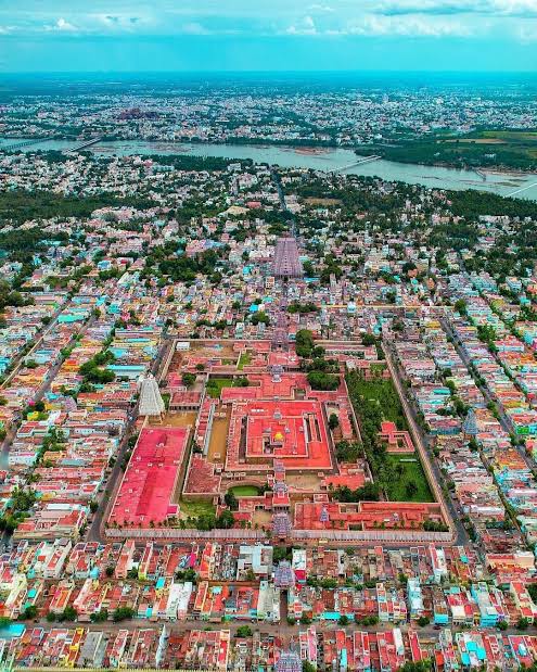Aerial view of kovil